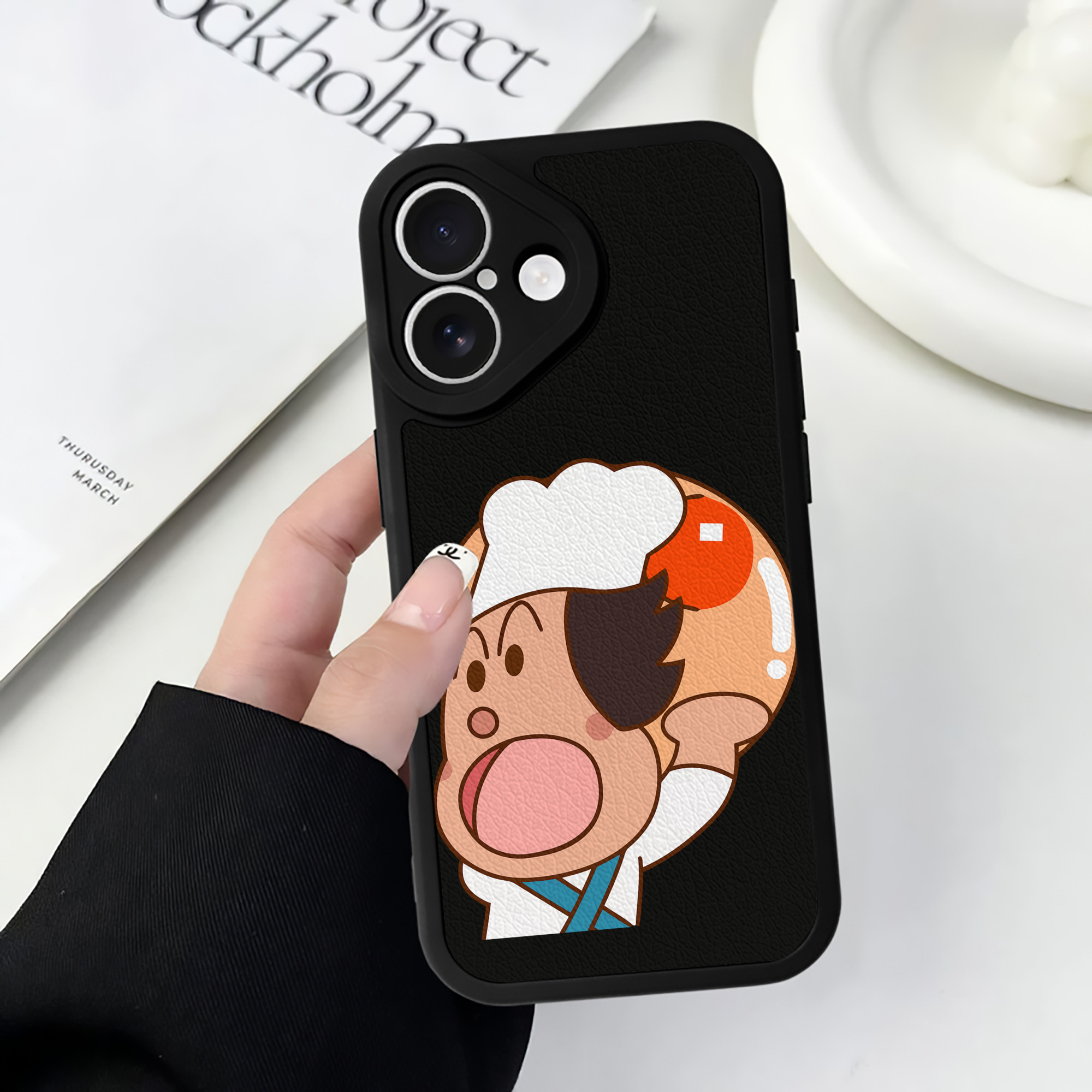 （画像用） アンパンマン Anpanman 【iPhone 16シリーズ対応】シリコンスマホケース（レザー調） 材質：シリコン